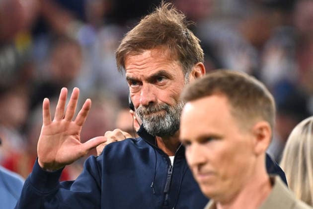 German National Team Coach Juergen KLOPP GER Gestures, Waving; UEFA Nations League Group Stage, Group B, Matchday 3: Germany GER vs. Serbia SRB 2–0 on October 1, 2026, ALLIANZ ARENA