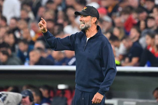 German National Team Coach Jürgen Klopp (GER), gesturing, giving instructions, still image, cropped close-up, half-length shot, soccer Nations League group stage, Group B, Matchday 3: Germany (GER) vs. Serbia (SRB), 2–0 on October 1, 2026, ALLIANZ ARENA