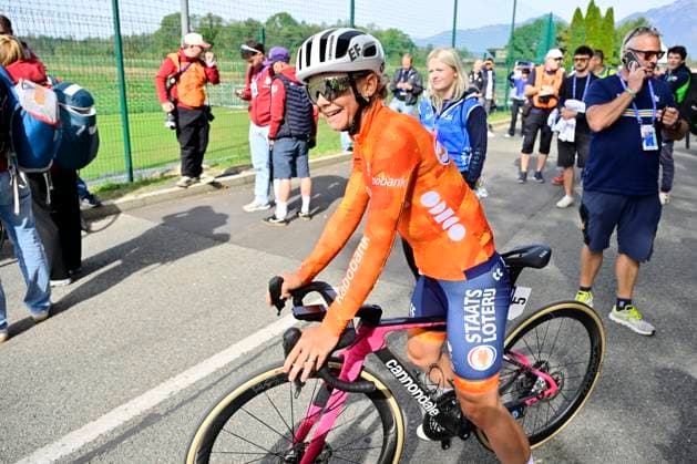 UEC 2026 Road European Championships Ljubljana 02 10 2026 SENCUR, SLOVENIA - OCTOBER 02 : Van der wolf Babette (NED) during the Women U23 cycling road race at the 2026 UEC Road European Championships. An UCI Continental Championships cycling race of 88,4 km with start and finsih in Sencur on October 2, 2026 in Sencur, Slovenia, 02 10 2026 Sencur Slovenia Copyright: xJanxDexMeuleneirx