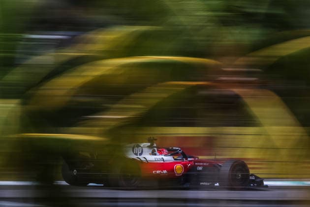 SEPANG, SGR - OCTOBER 02: Charles Leclerc of Monaco and Scuderia Ferrari HP in action during friday free practice of the Formula 1 Gulf Air Bahrain Grand Prix on October 02, 2026 held at Sepang International Circuit in Sepang, Malaysia. (Photo by Hazrin Yeob Men Shah Icon Sportswire) AUTO: OCT 02 F1 Bahrain Grand Prix in Malaysia EDITORIAL USE ONLY Icon3782610028577