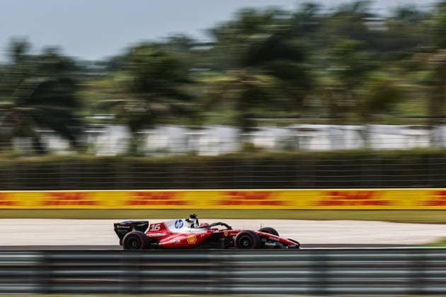 SEPANG, SGR - OCTOBER 02: Charles Leclerc of Monaco and Scuderia Ferrari HP in action during friday free practice of the Formula 1 Gulf Air Bahrain Grand Prix on October 02, 2026 held at Sepang International Circuit in Sepang, Malaysia. (Photo by Hazrin Yeob Men Shah Icon Sportswire) AUTO: OCT 02 F1 Bahrain Grand Prix in Malaysia EDITORIAL USE ONLY Icon37826100210476