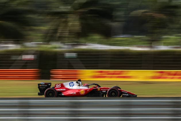 SEPANG, SGR - OCTOBER 02: Charles Leclerc of Monaco and Scuderia Ferrari HP in action during friday free practice of the Formula 1 Gulf Air Bahrain Grand Prix on October 02, 2026 held at Sepang International Circuit in Sepang, Malaysia. (Photo by Hazrin Yeob Men Shah Icon Sportswire) AUTO: OCT 02 F1 Bahrain Grand Prix in Malaysia EDITORIAL USE ONLY Icon37826100210483