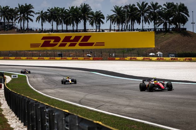 2026 Formula One Bahrain Grand Prix Sepang Circuit, Kuala Lumpur, Malaysia. 2.October.2026; Lewis Hamilton of Great Britain and Scuderia Ferrari HP during Free Practice 1 Formula One Bahrain Grand Prix Kuala Lumpur Sepang Circuit Malaysia Copyright: xJayxHiranox