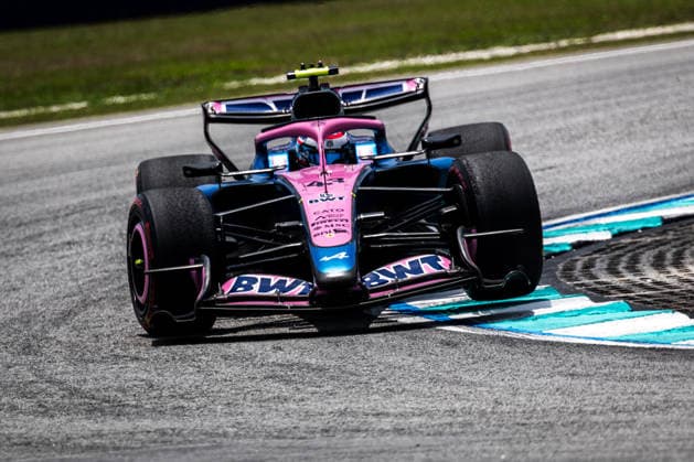 2026 Formula One Bahrain Grand Prix Sepang Circuit, Kuala Lumpur, Malaysia. 2.October.2026; Franco Colapinto of Argentina and BWT Alpine F1 Team during Free Practice 1 Formula One Bahrain Grand Prix Kuala Lumpur Sepang Circuit Malaysia Copyright: xJayxHiranox