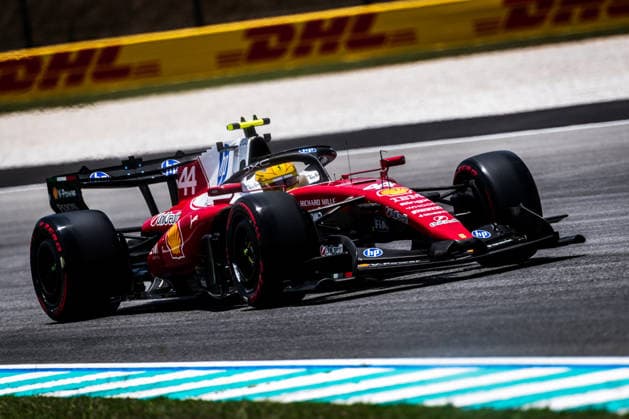 2026 Formula One Bahrain Grand Prix Sepang Circuit, Kuala Lumpur, Malaysia. 2.October.2026; Lewis Hamilton of Great Britain and Scuderia Ferrari HP during Free Practice 1 Formula One Bahrain Grand Prix Kuala Lumpur Sepang Circuit Malaysia Copyright: xJayxHiranox