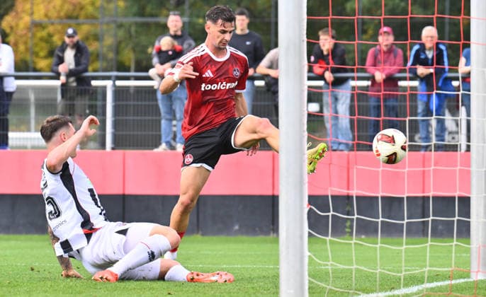 October 2, 2026 Soccer Season 2026–2027 Exhibition Match Friendly Match Preseason Match 1 FC Nuremberg FCN Club FC Ingolstadt FCI Schanzer Sports Photo Zink xwoxzix Andrea Ceresoli 14, 1 FC Nuremberg (FCN) scores a goal—a shot on goal—to make it 3–0 against Jonas Scholz 15, FC Ingolstadt