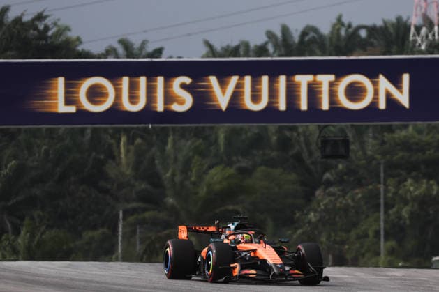 F1 Bahrain GP practice session in Malaysia SEPANG, MALAYSIA - OCTOBER 2: Oscar Piastri of McLaren during the practice ahead of the Formula 1 Bahrain Grand Prix at Sepang International Circuit in Sepnag, Malaysia on October 2, 2026. Jakub Porzycki Anadolu Sepang Malaysia. Editorial use only. Please get in touch for any other usage. Copyright: x2026xAnadoluxJakubxPorzyckix