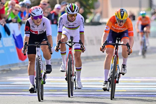 Mara Winter Wins Road Race at the 2026 UEC Road European Championships Mara Winter, Switzerland, Road Race, 88 km Nienke Vinke, Netherlands, Viktoria Chladoöová, Slovakia – 2026 UEC Road European Championships – Official 2026 UEC Road European Championships from October 2 to 7, 2026, in Ljubljana and äencur, Slovenia
