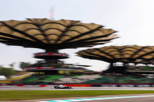 F1 - BAHRAIN GRAND PRIX IN MALAYSIA 2026 11 PEREZ Sergio (mex), Cadillac F1 Team MAC-26, action during the 2026 Formula 1 Bahrain Grand Prix in Malaysia, 16th round of the 2026 Formula One World Championship, WM, Weltmeisterschaft from October 2 to 4, 2026 on the Sepang International Circuit, in Sepang, Malaysia - SepangMalaysia Copyright: xANTONINxVINCENTx