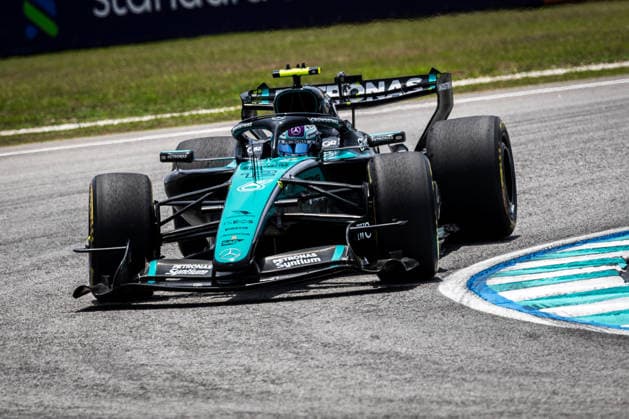 Sepang Circuit, Kuala Lumpur, Malaysia. 2.October.2026; Andrea Kimi Antonelli of Italy and Mercedes-AMG PETRONAS F1 Team during Free Practice 1 Formula One Bahrain Grand Prix  aflo_352670026 JayxHiranox