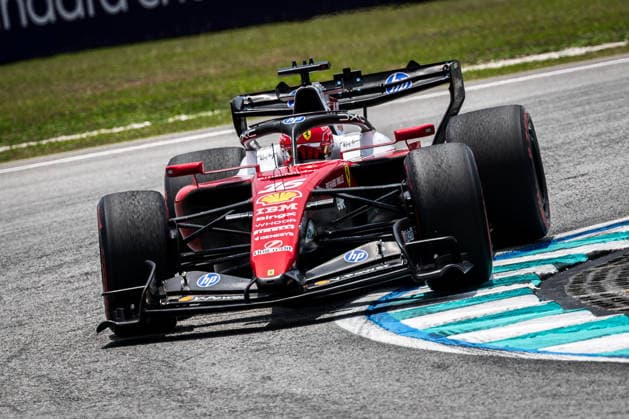 Sepang Circuit, Kuala Lumpur, Malaysia. 2.October.2026; Charles Leclerc of Monaco and Scuderia Ferrari HP during Free Practice 1 Formula One Bahrain Grand Prix  aflo_352670027 JayxHiranox