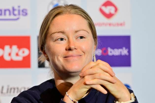 UEC 2026 Road European Championships Ljubljana - media activities 02 10 2026 LJUBLJANA, SLOVENIA - OCTOBER 02 : Vanpachtenbeke Margot (BEL) during a press conference, PK, Pressekonferenz at the 2026 UEC Road European Championships. An UCI Continental Championships cycling race of 88,4 km with start and finsih in Sencur on October 2, 2026 in Ljubljana, Slovenia, 02 10 2026 Ljubljana Slovenia  Copyright: xJanxDexMeuleneirx