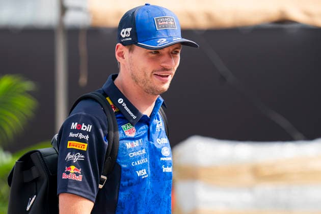 FORMULA 1 BAHRAIN GRAND PRIX IN MALAYSIA 2026 Max Verstappen (NED) 3 Red Bull Racing arriving for practice during the Formula 1 Gulf Air Bahrain Grand Prix in Malaysia 2026, Round 16 of the 2026 Formula 1 World Championship, WM, Weltmeisterschaft from 2nd - 4th October 2026 at Sepang International Circuit, Sepang, Malaysia. Credit: Robbie Hoad Every Second Media Editorial use only. All images are copyright Every Second Media Limited. No images may be reproduced without prior permission. Copyright: xIMAGO EveryxSecondxMediax ESM-2195-0203 RobbiexHoadx xEveryxSecondxMediax
