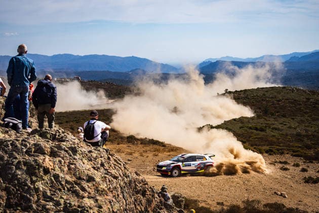 AUTO - WRC, Motorsport Rallye, WM - RALLY ITALIA SARDEGNA 2026 44 Miguel GRANADOS, Marc MARTÃ, SKODA Fabia RS, action during the 2026 Rally Italia Sardegna, 13th round of the 2026 WRC World Rally Car Championship, from October 1 to 4, 2026 at Alghero, Italy - AlgheroItaly  Copyright: xNikosxKatikisx