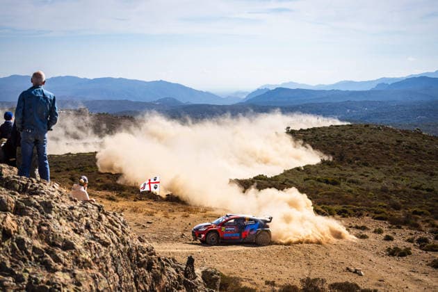 AUTO - WRC, Motorsport Rallye, WM - RALLY ITALIA SARDEGNA 2026 27 Gus GREENSMITH, Jonas ANDERSSON, TOYOTA GR Yaris, action during the 2026 Rally Italia Sardegna, 13th round of the 2026 WRC World Rally Car Championship, from October 1 to 4, 2026 at Alghero, Italy - AlgheroItaly  Copyright: xNikosxKatikisx