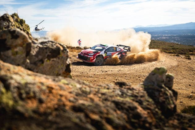 AUTO - WRC, Motorsport Rallye, WM - RALLY ITALIA SARDEGNA 2026 33 Elfyn EVANS, Scott MARTIN, TOYOTA GR Yaris Rally1, action during the 2026 Rally Italia Sardegna, 13th round of the 2026 WRC World Rally Car Championship, from October 1 to 4, 2026 at Alghero, Italy - AlgheroItaly  Copyright: xNikosxKatikisx