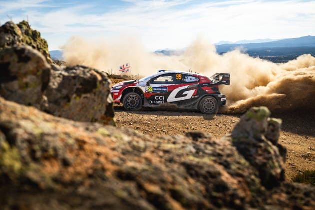 AUTO - WRC, Motorsport Rallye, WM - RALLY ITALIA SARDEGNA 2026 99 Oliver SOLBERG, Elliott EDMONDSON, TOYOTA GR Yaris Rally1, action during the 2026 Rally Italia Sardegna, 13th round of the 2026 WRC World Rally Car Championship, from October 1 to 4, 2026 at Alghero, Italy - AlgheroItaly  Copyright: xNikosxKatikisx
