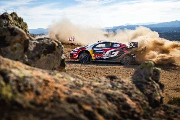 AUTO - WRC, Motorsport Rallye, WM - RALLY ITALIA SARDEGNA 2026 01 SÃ bastien OGIER, Vincent LANDAIS, TOYOTA GR Yaris Rally1, action during the 2026 Rally Italia Sardegna, 13th round of the 2026 WRC World Rally Car Championship, from October 1 to 4, 2026 at Alghero, Italy - AlgheroItaly  Copyright: xNikosxKatikisx