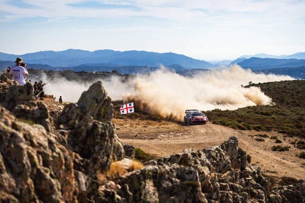 AUTO - WRC, Motorsport Rallye, WM - RALLY ITALIA SARDEGNA 2026 99 Oliver SOLBERG, Elliott EDMONDSON, TOYOTA GR Yaris Rally1, action during the 2026 Rally Italia Sardegna, 13th round of the 2026 WRC World Rally Car Championship, from October 1 to 4, 2026 at Alghero, Italy - AlgheroItaly  Copyright: xNikosxKatikisx