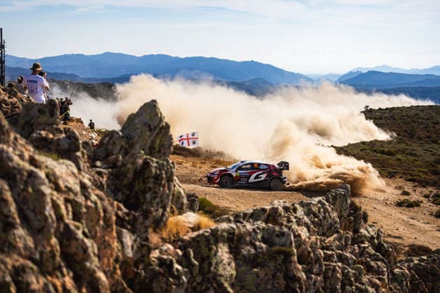 AUTO - WRC, Motorsport Rallye, WM - RALLY ITALIA SARDEGNA 2026 99 Oliver SOLBERG, Elliott EDMONDSON, TOYOTA GR Yaris Rally1, action during the 2026 Rally Italia Sardegna, 13th round of the 2026 WRC World Rally Car Championship, from October 1 to 4, 2026 at Alghero, Italy - AlgheroItaly  Copyright: xNikosxKatikisx
