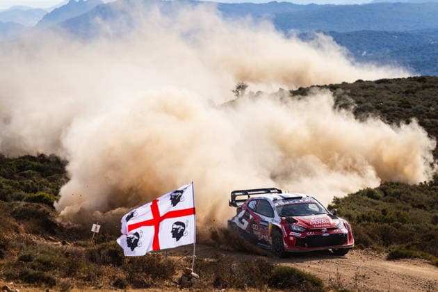 AUTO - WRC, Motorsport Rallye, WM - RALLY ITALIA SARDEGNA 2026 01 SÃ bastien OGIER, Vincent LANDAIS, TOYOTA GR Yaris Rally1, action during the 2026 Rally Italia Sardegna, 13th round of the 2026 WRC World Rally Car Championship, from October 1 to 4, 2026 at Alghero, Italy - AlgheroItaly  Copyright: xNikosxKatikisx