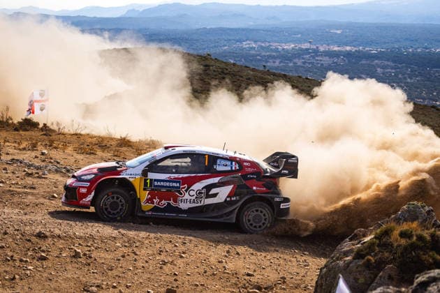 AUTO - WRC, Motorsport Rallye, WM - RALLY ITALIA SARDEGNA 2026 01 SÃ bastien OGIER, Vincent LANDAIS, TOYOTA GR Yaris Rally1, action during the 2026 Rally Italia Sardegna, 13th round of the 2026 WRC World Rally Car Championship, from October 1 to 4, 2026 at Alghero, Italy - AlgheroItaly  Copyright: xNikosxKatikisx