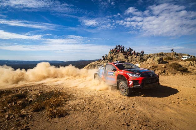 AUTO - WRC, Motorsport Rallye, WM - RALLY ITALIA SARDEGNA 2026 27 Gus GREENSMITH, Jonas ANDERSSON, TOYOTA GR Yaris, action during the 2026 Rally Italia Sardegna, 13th round of the 2026 WRC World Rally Car Championship, from October 1 to 4, 2026 at Alghero, Italy - AlgheroItaly  Copyright: xNikosxKatikisx