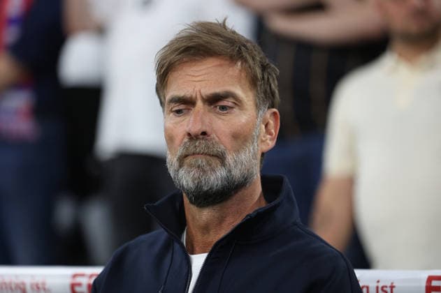 Germany vs. Serbia, soccer, men s, 2026–2027 season, international match, Nations League, Matchday 3, League A, Group 2, Allianz Arena, Jürgen Klopp, head coach of the German national team, portrait, without a cap, pensive, lost in thought