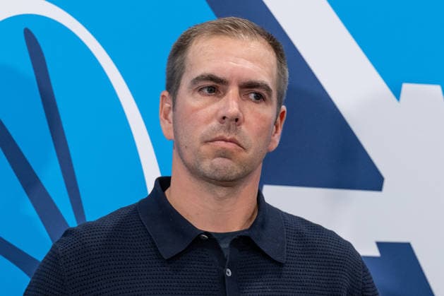 Philipp Lahm, soccer player, 2014 World Cup champion. Portrait taken at the ceremony honoring the top goal scorers in German amateur soccer at the Volkswagen (VW) Media Lounge, with the theme Top Scorer Award for Everyone. GER, Germany vs. Serbia, soccer, UEFA Nations League, League A group stage, Matchday 3, 2026–2027 season, October 1, 2026. DFL and DFB regulations prohibit any use of photographs as image sequences and or quasi-video. Photo: HMB Media, Heike Feiner Copyright: HMBxMedia HeikexFeiner
