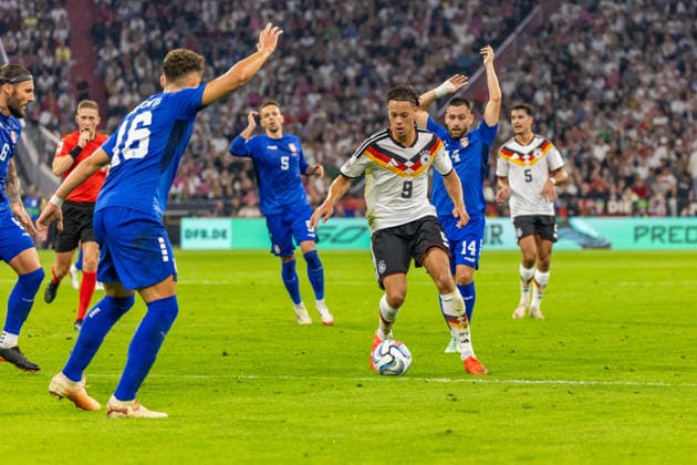 October 1, 2026 Germany vs. Serbia, Munich, October 1, 2026, Soccer, Nations League, 2026–2027 Season, Germany vs. Serbia, Derry Scherhant, Germany