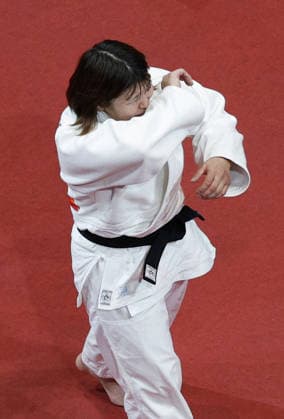 Aichi-Nagoya Asian Games: Judo Japan s Mizuki Sugimura reacts after beating Kim Min Ju of South Korea in the Aichi-Nagoya Asian Games women s judo 78-kilogram final at Aichi International Arena in Nagoya, central Japan, on Oct. 2, 2026. A14AA0005629773P
