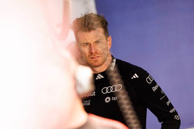 2nd October 2026; Sepang IC, Kuala Lumpur, Malaysia; Formula 1, Bahrain Grand Prix, Free Practice Day; Nico Hulkenberg (27) of Germany and Audi Revolut F1 Team in the pits during free practice 2 at the Bahrain Grand Prix StephenxBlackberry