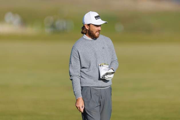 RECORD DATE NOT STATED 2nd October 2026; Kingsbarns Golf Links, St Andrews, Scotland; DP World Tour Golf, Alfred Dunhill Links Championship, Day 2; Tommy Fleetwood of England walks down the fourth hole DavidxYoung