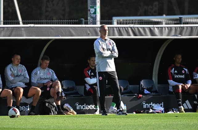 October 2, 2026, xjhx, soccer exhibition match, Eintracht Frankfurt vs. Eintracht Braunschweig; Coach Adolf Adi Hütter, Eintracht Frankfurt, Frankfurt am Main