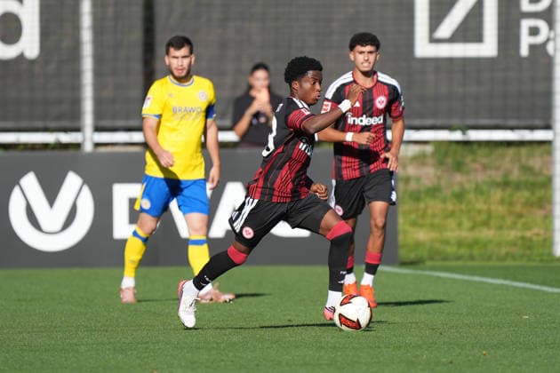 Lawrence Setordije, Eintracht Frankfurt, October 2, 2026, Bundesliga, 2026–27 season, Eintracht Frankfurt vs. Eintracht Braunschweig, Deutsche Bank Park, training field, friendly match