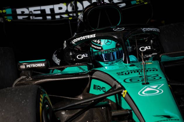 F1 - BAHRAIN GRAND PRIX IN MALAYSIA 2026 63 RUSSELL George (gbr), Mercedes AMG F1 Team W17, action during the 2026 Formula 1 Bahrain Grand Prix in Malaysia, 16th round of the 2026 Formula One World Championship, WM, Weltmeisterschaft from October 2 to 4, 2026 on the Sepang International Circuit, in Sepang, Malaysia - SepangMalaysia Copyright: xEricxAlonsox