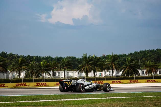 F1 - BAHRAIN GRAND PRIX IN MALAYSIA 2026 11 PEREZ Sergio (mex), Cadillac F1 Team MAC-26, action during the 2026 Formula 1 Bahrain Grand Prix in Malaysia, 16th round of the 2026 Formula One World Championship, WM, Weltmeisterschaft from October 2 to 4, 2026 on the Sepang International Circuit, in Sepang, Malaysia - SepangMalaysia Copyright: xXavixBonillax