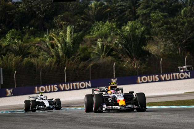F1 - BAHRAIN GRAND PRIX IN MALAYSIA 2026 30 LAWSON Liam (nzl), Red Bull Racing Ford RB22, action during the 2026 Formula 1 Bahrain Grand Prix in Malaysia, 16th round of the 2026 Formula One World Championship, WM, Weltmeisterschaft from October 2 to 4, 2026 on the Sepang International Circuit, in Sepang, Malaysia - SepangMalaysia Copyright: xXavixBonillax