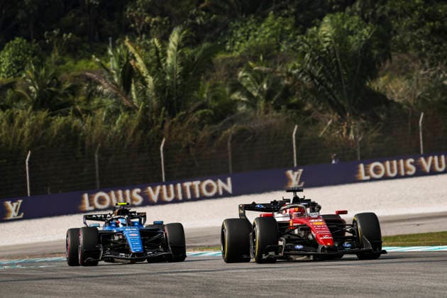 F1 - BAHRAIN GRAND PRIX IN MALAYSIA 2026 16 LECLERC Charles (mco), Scuderia Ferrari SF-26, action 55 SAINZ Carlos (spa), Williams Racing FW48, action during the 2026 Formula 1 Bahrain Grand Prix in Malaysia, 16th round of the 2026 Formula One World Championship, WM, Weltmeisterschaft from October 2 to 4, 2026 on the Sepang International Circuit, in Sepang, Malaysia - SepangMalaysia  Copyright: xXavixBonillax