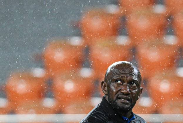 Russia Soccer Friendly Namibia Training 9256339 02.10.2026 Namibia s head coach Collin Benjamin attends a training session on the eve of the friendly soccer match against Russia at Yekaterinburg Arena in Yekaterinburg, Russia. Grigory Sysoev Sputnik Yekaterinburg Russia  Copyright: xGrigoryxSysoevx