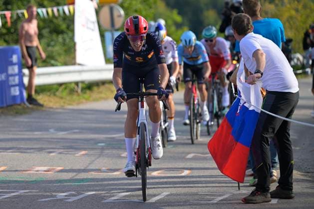 UEC 2026 Road European Championships Ljubljana 02 10 2026 LJUBLJANA, SLOVENIA - OCTOBER 02 : Alvarez Hector (ESP) during the Men U23 cycling road race at the 2026 UEC Road European Championships. An UCI Continental Championships cycling race of 141,9 km with start in Ljubljana and finish in Sencur on October 2, 2026 in Ljubljana, Slovenia, 02 10 2026 Ljubljana Slovenia  Copyright: xIvanxBenedettox