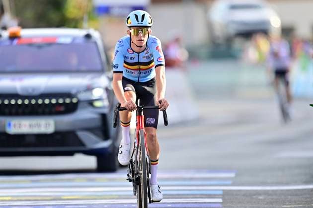 UEC 2026 Road European Championships Ljubljana 02 10 2026 LJUBLJANA, SLOVENIA - OCTOBER 02 : Driesen Niels (BEL) during the Men U23 cycling road race at the 2026 UEC Road European Championships. An UCI Continental Championships cycling race of 141,9 km with start in Ljubljana and finish in Sencur on October 2, 2026 in Ljubljana, Slovenia, 02 10 2026 Ljubljana Slovenia  Copyright: xJanxDexMeuleneirx