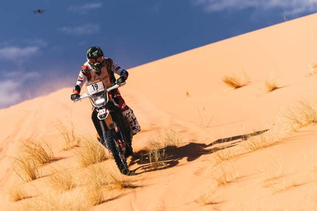 W2RC - RALLYE DU MAROC 2026 19 LUCCI Paolo (ita), BAS World KTM Team, KTM 450 Rally Factory Replica, FIM W2RC, Rally 2, action during the Stage 4 of the Rallye du Maroc 2026, 4th round of the 2026 WR2C Championship from October 2, 2026 around Zagora, Morocco - AgadirMorocco Copyright: xDamienxSaulnierx