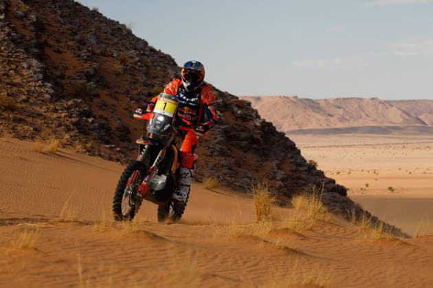 W2RC - RALLYE DU MAROC 2026 01 SANDERS Daniel (aus), Red Bull KTM Factory Racing, KTM 450 Rally Factory, FIM W2RC, Rally GP, action, during the Stage 4 of the Rallye du Maroc 2026, 4th round of the 2026 WR2C Championship from October 2, 2026 around Zagora, Morocco - AgadirMorocco  Copyright: xFREDERICxLExFLOCxHx
