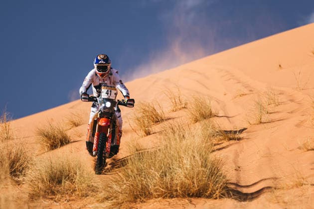 W2RC - RALLYE DU MAROC 2026 41 BARBOSA Ruy (chi), HT Rally Raid, Honda CRF 450, FIM W2RC, Rally 2, action during the Stage 4 of the Rallye du Maroc 2026, 4th round of the 2026 WR2C Championship from October 2, 2026 around Zagora, Morocco - AgadirMorocco Copyright: xDamienxSaulnierx
