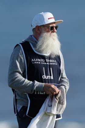 RECORD DATE NOT STATED 2nd October 2026; Kingsbarns Golf Links, St Andrews, Scotland; DP World Tour Golf, Alfred Dunhill Links Championship, Day 2; Nick Pugh, caddie for Australian golfer Lucas Herbert on the fifth green DavidxYoung