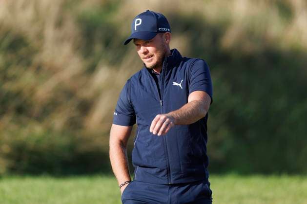 RECORD DATE NOT STATED 2nd October 2026; Kingsbarns Golf Links, St Andrews, Scotland; DP World Tour Golf, Alfred Dunhill Links Championship, Day 2; Danny Willett of England walks down the fifth hole DavidxYoung