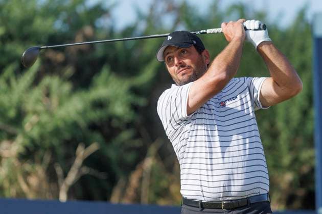RECORD DATE NOT STATED 2nd October 2026; Kingsbarns Golf Links, St Andrews, Scotland; DP World Tour Golf, Alfred Dunhill Links Championship, Day 2; Francesco Molinari of Italy plays a shot from the tee on the fifth hole DavidxYoung