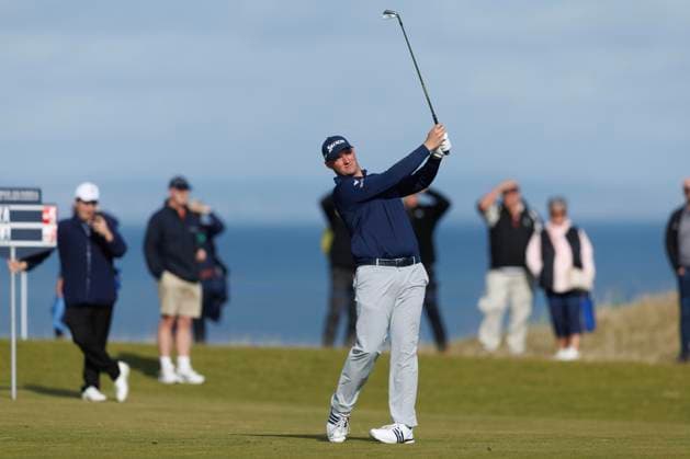 RECORD DATE NOT STATED 2nd October 2026; Kingsbarns Golf Links, St Andrews, Scotland; DP World Tour Golf, Alfred Dunhill Links Championship, Day 2; Sepp Straka of Austria plays a shot from the fairway on the fifth hole DavidxYoung