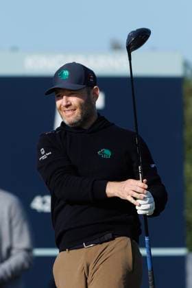 RECORD DATE NOT STATED 2nd October 2026; Kingsbarns Golf Links, St Andrews, Scotland; DP World Tour Golf, Alfred Dunhill Links Championship, Day 2; Branden Grace of South Africa watches the result of his shot from the tee on the fifth hole DavidxYoung
